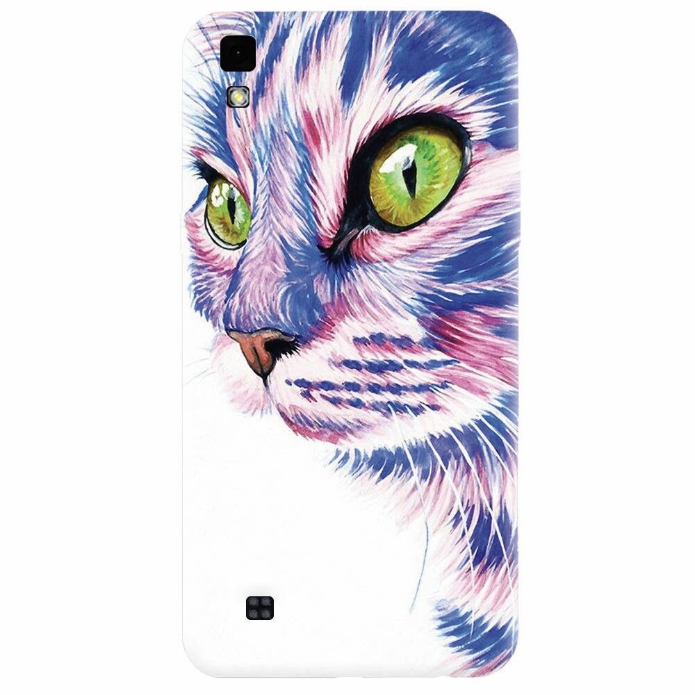 Husa silicon pentru Lg X Power, Colorfull Cat