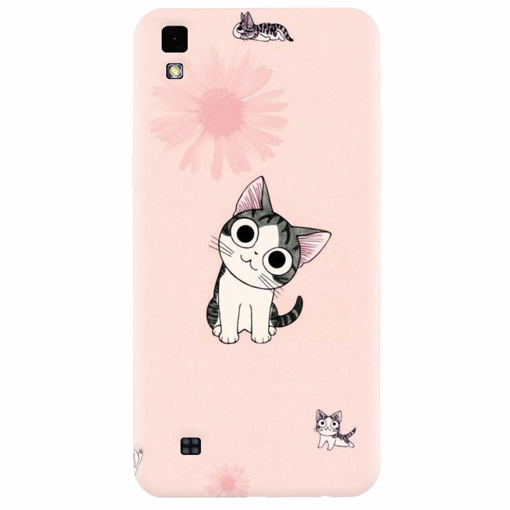 Husa silicon pentru Lg X Power, Cute Cat 101