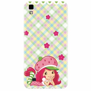 Husa silicon pentru Lg X Power, Strawberry Girl Husa silicon pentru Lg X Power, Strawberry Girl