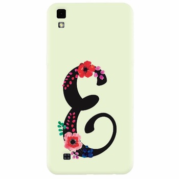 Husa silicon pentru Lg X Power, Litera E Husa silicon pentru Lg X Power, Litera E