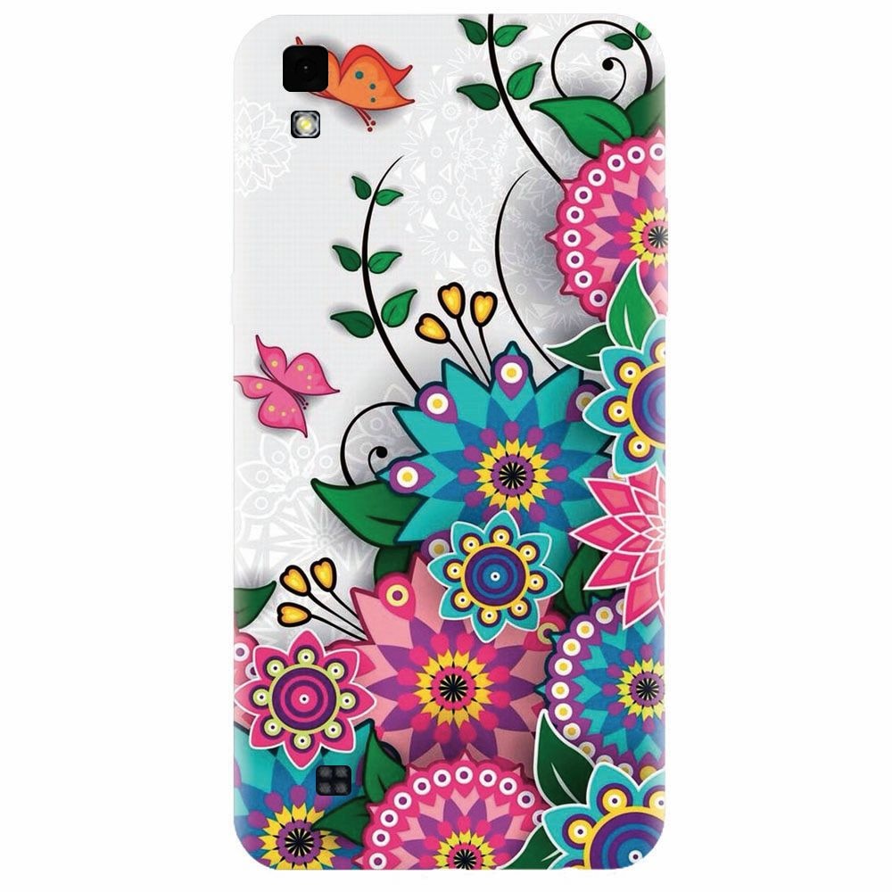 Husa silicon pentru Lg X Power, Mandala Flowers