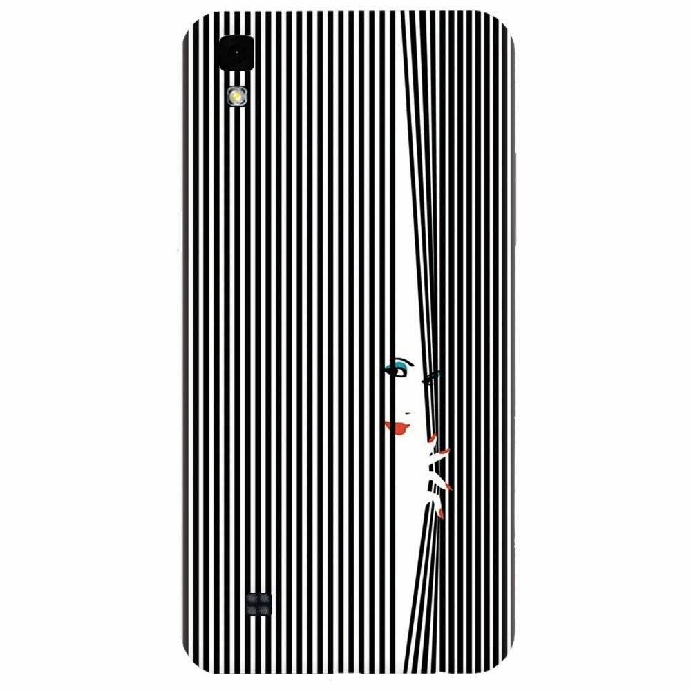 Husa silicon pentru Lg X Power, Stripe