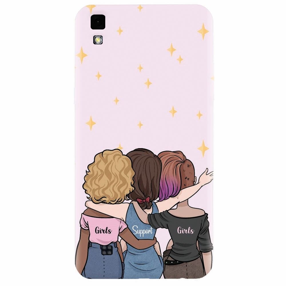 Husa silicon pentru Lg X Power, Girls Support Girls