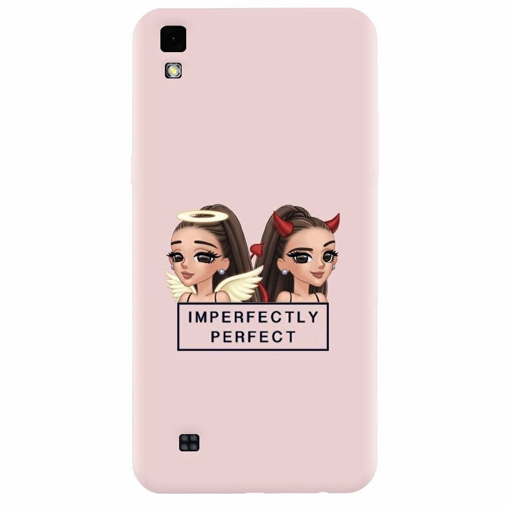 Husa silicon pentru Lg X Power, Imperfectly Perfect Pink