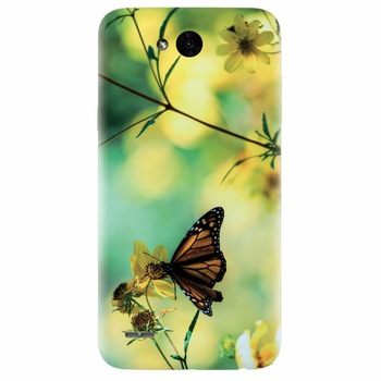 Husa silicon pentru Lg X Power 2, Butterfly Husa silicon pentru Lg X Power 2, Butterfly