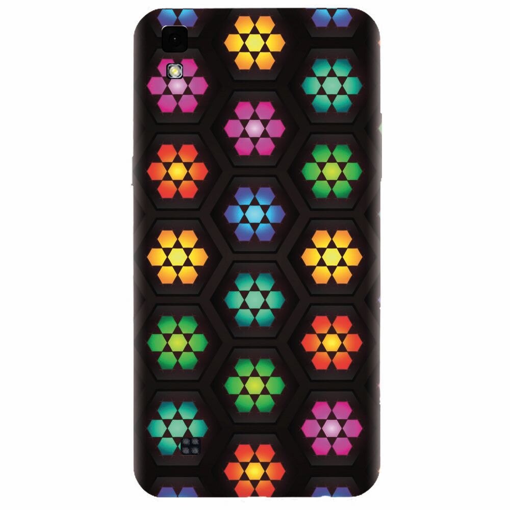 Husa silicon pentru Lg X Power, Kaleidoscope Mosaic Patterns