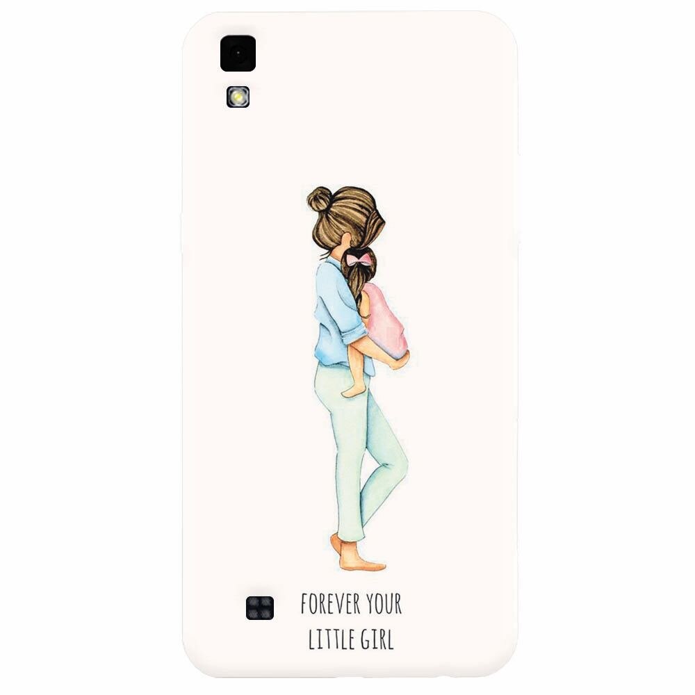 Husa silicon pentru Lg X Power, Forever Little Girl