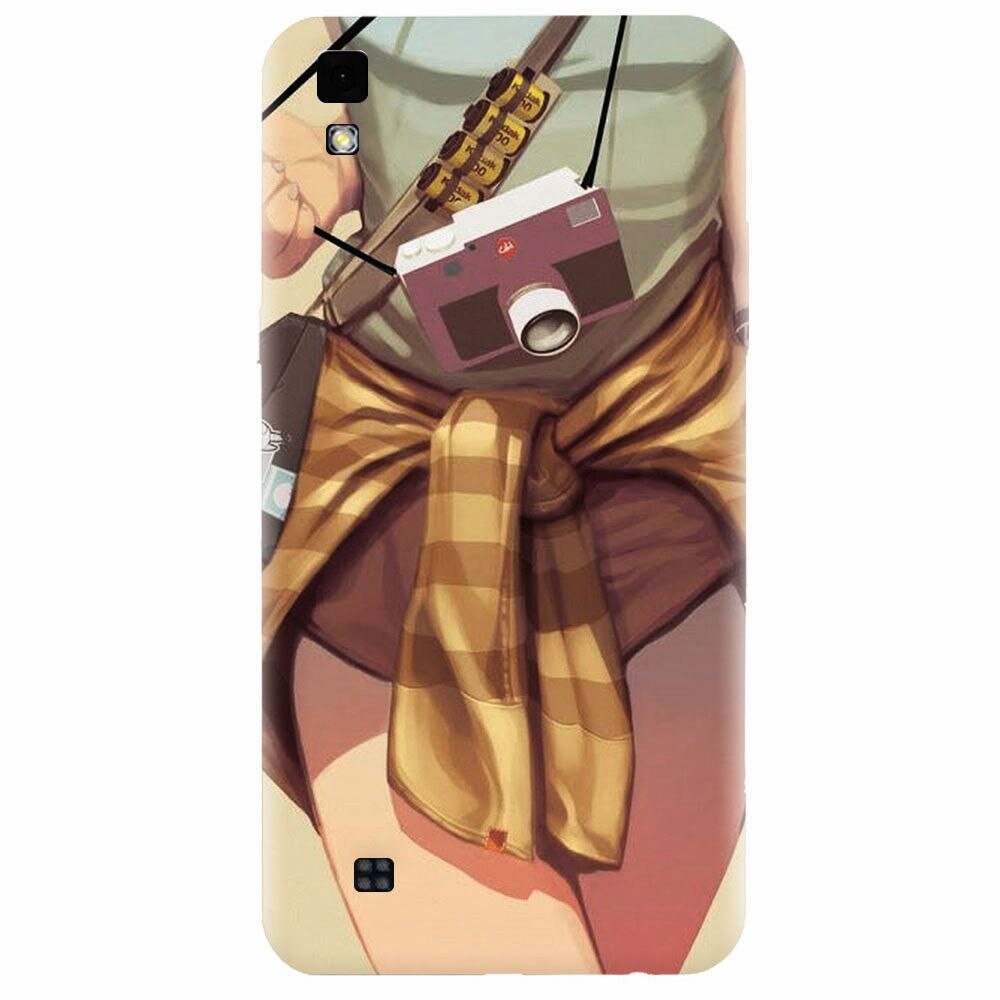 Husa silicon pentru Lg X Power, Photograph Girl