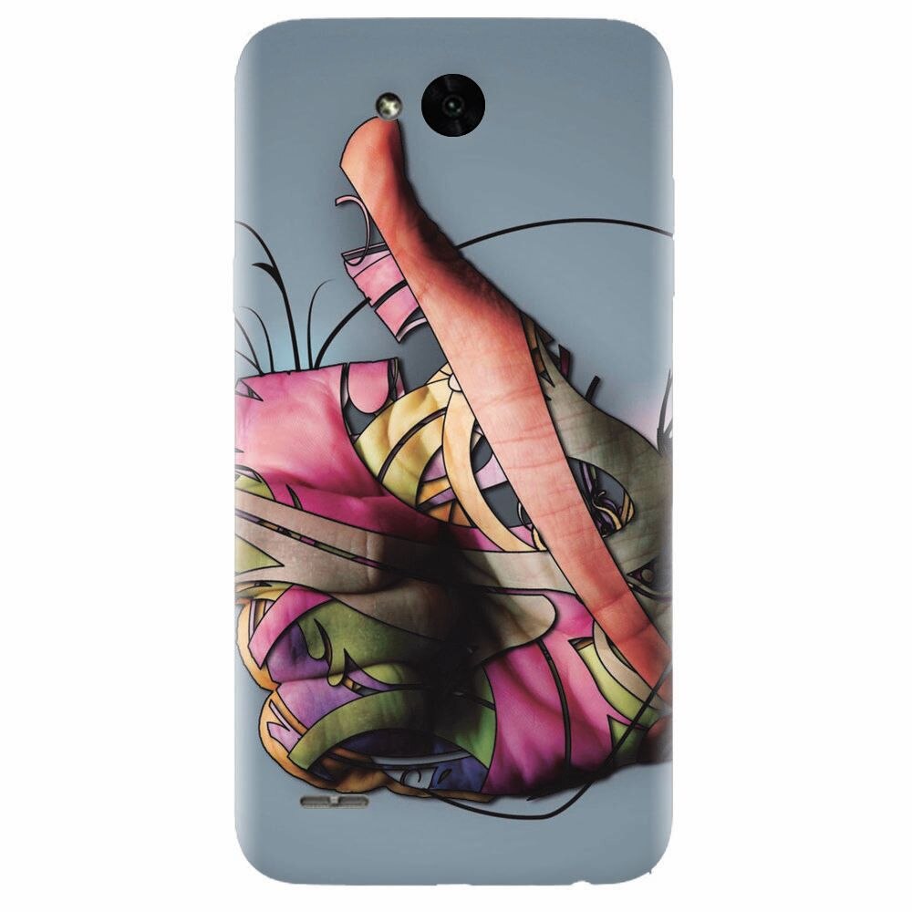 Husa silicon pentru Lg X Power 2, Beautiful Hand Art