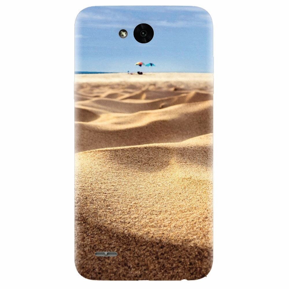 Husa silicon pentru Lg X Power 2, Beach Sand Closeup Holiday