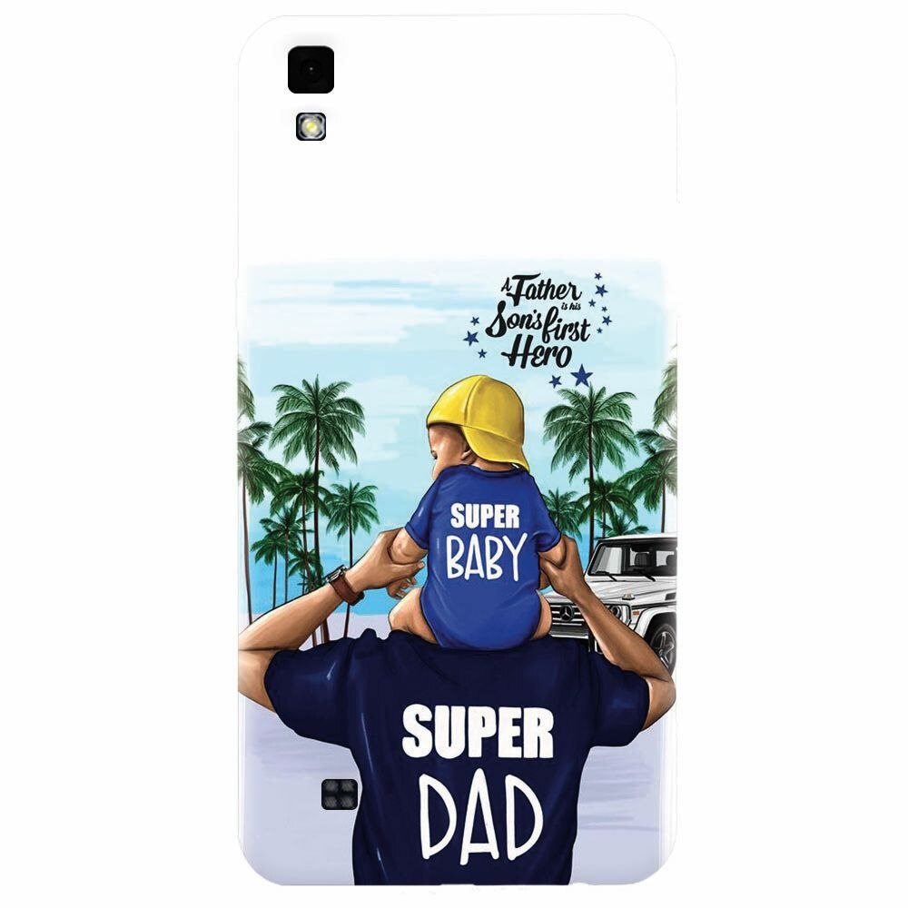 Husa silicon pentru Lg X Power, Super Dad