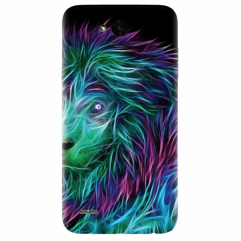 Husa silicon pentru Lg X Power 2, Abstract Lion 002