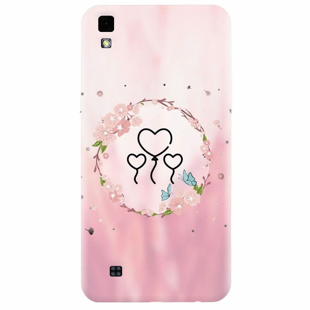 Husa silicon pentru Lg X Power, Heart Baloons