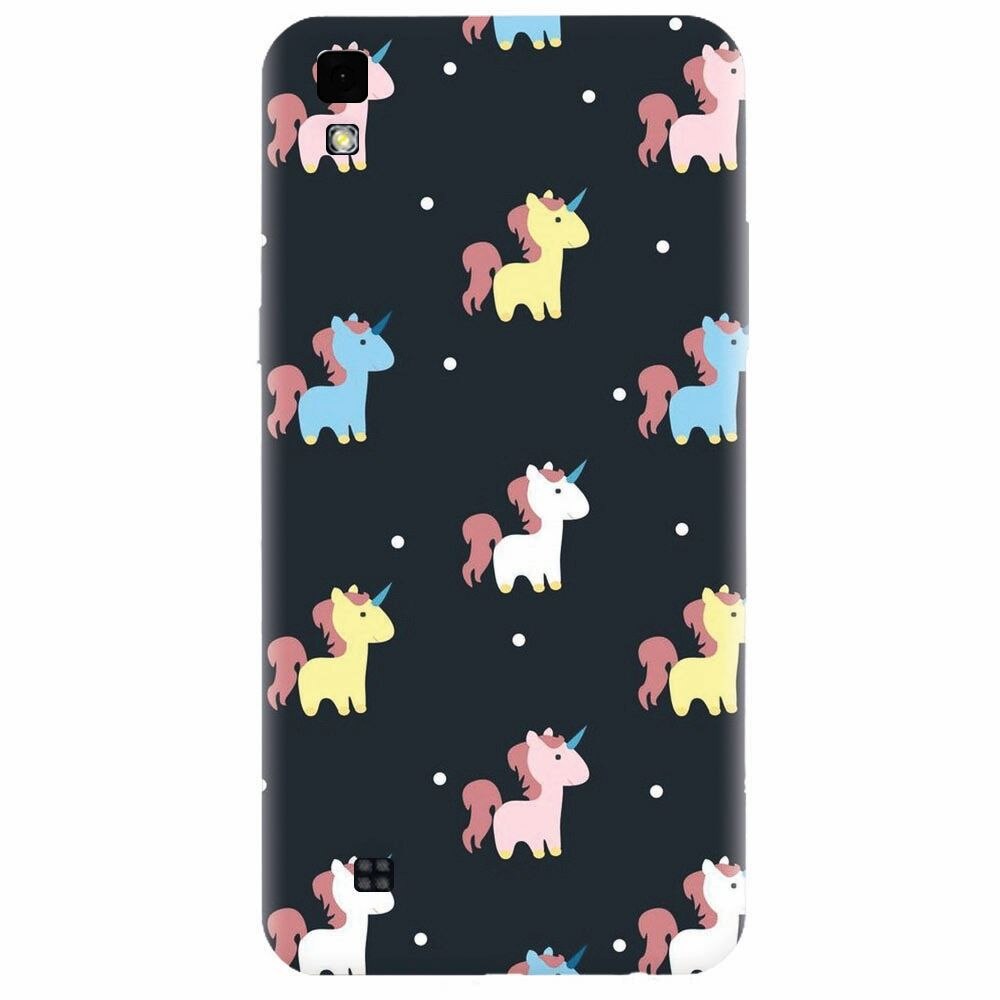 Husa silicon pentru Lg X Power, Unicorns