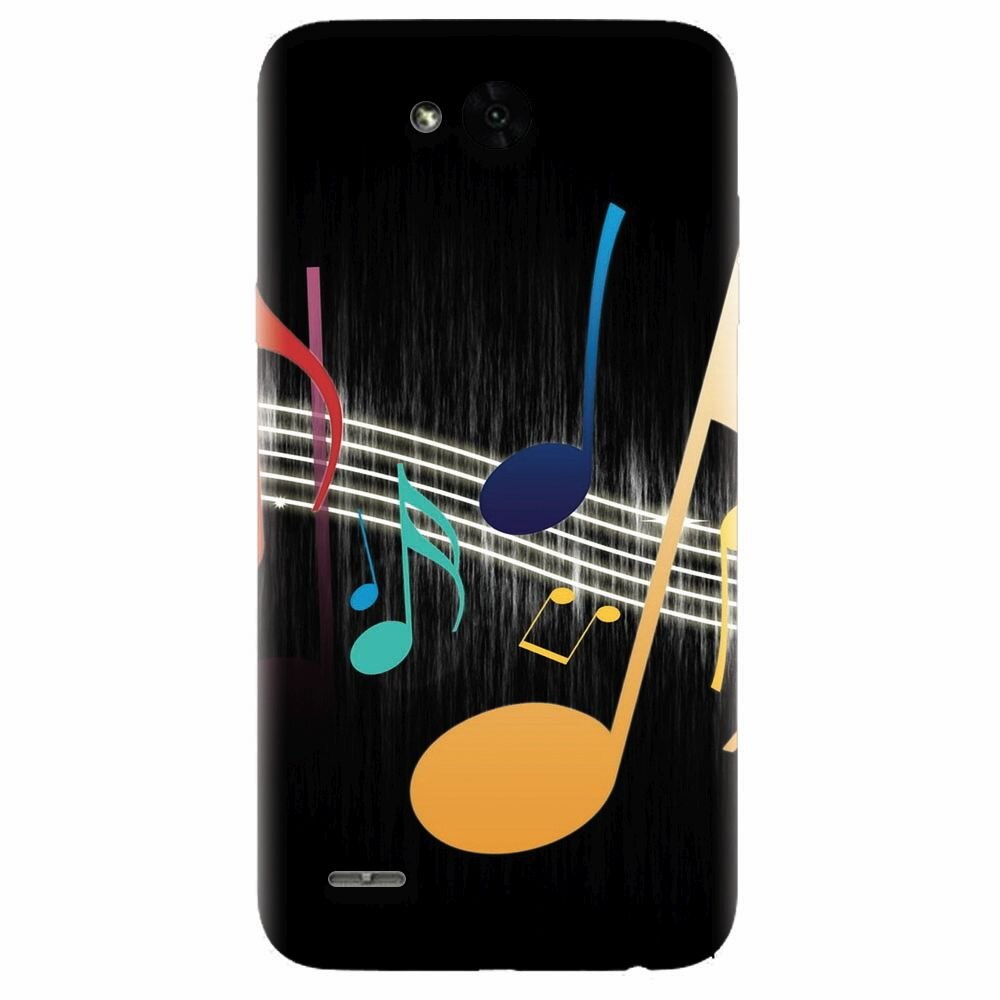 Husa silicon pentru Lg X Power 2, Colorful Music