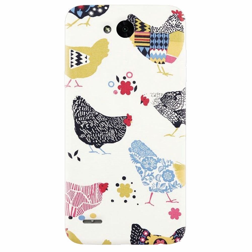 Husa silicon pentru Lg X Power 2, Chickens