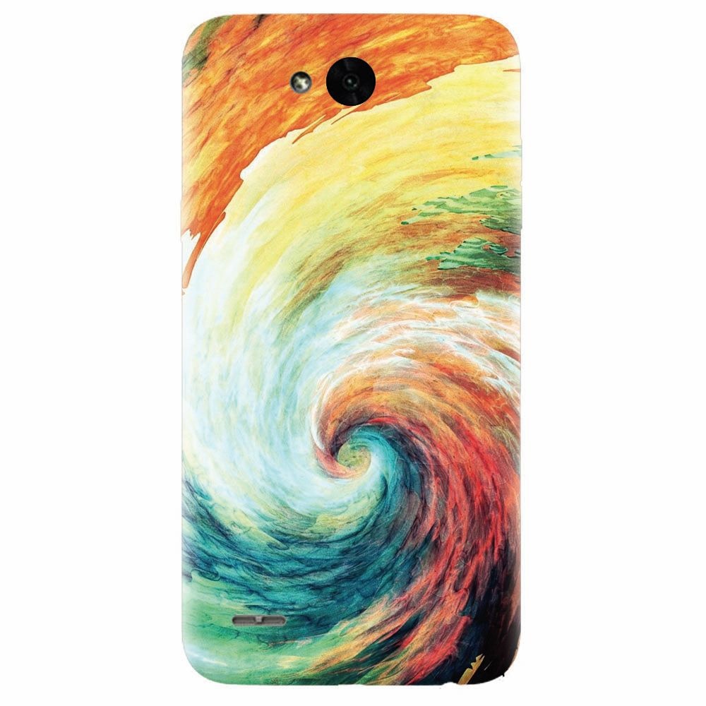 Husa silicon pentru Lg X Power 2, Big Wave Painting