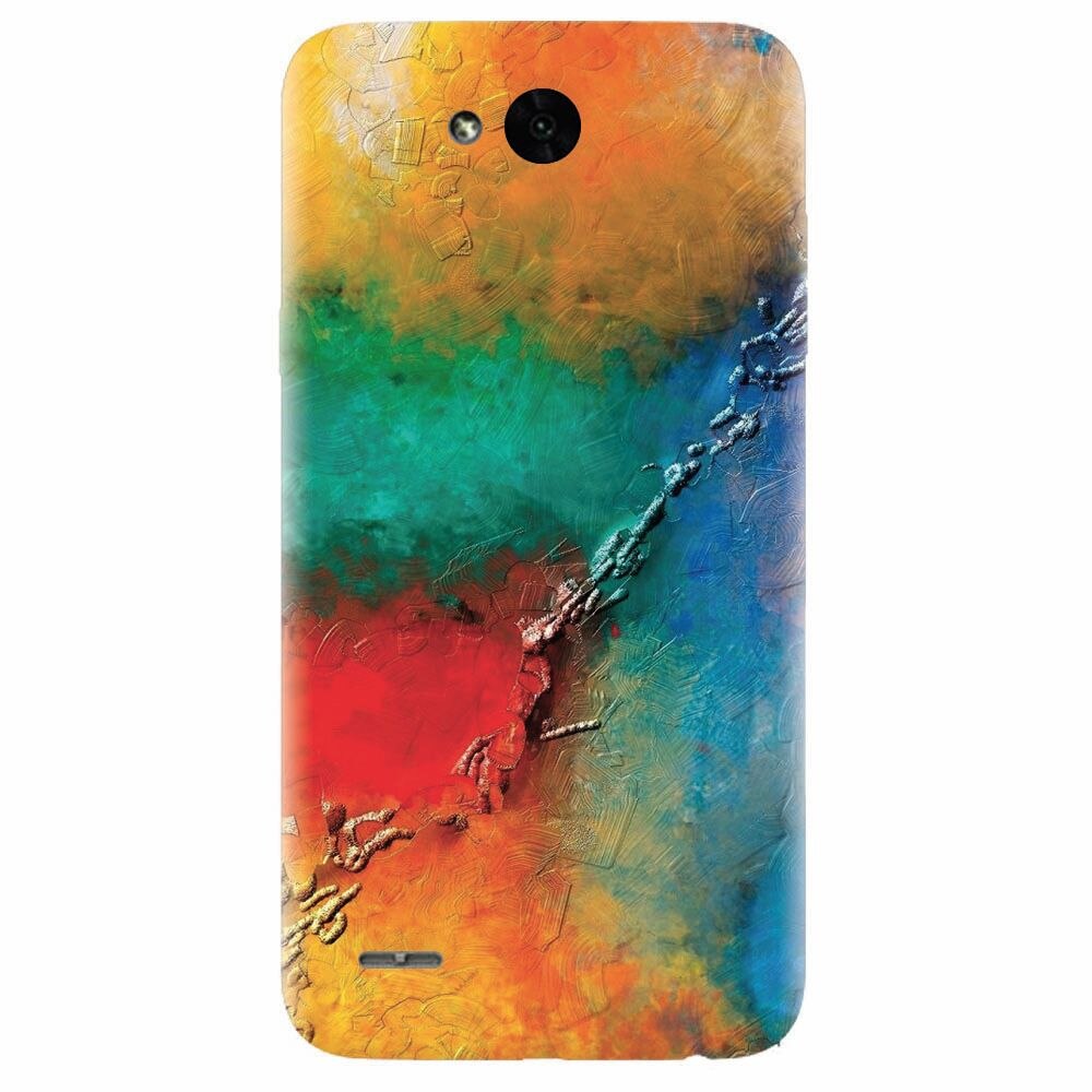 Husa silicon pentru Lg X Power 2, Colorful Wall Paint Texture