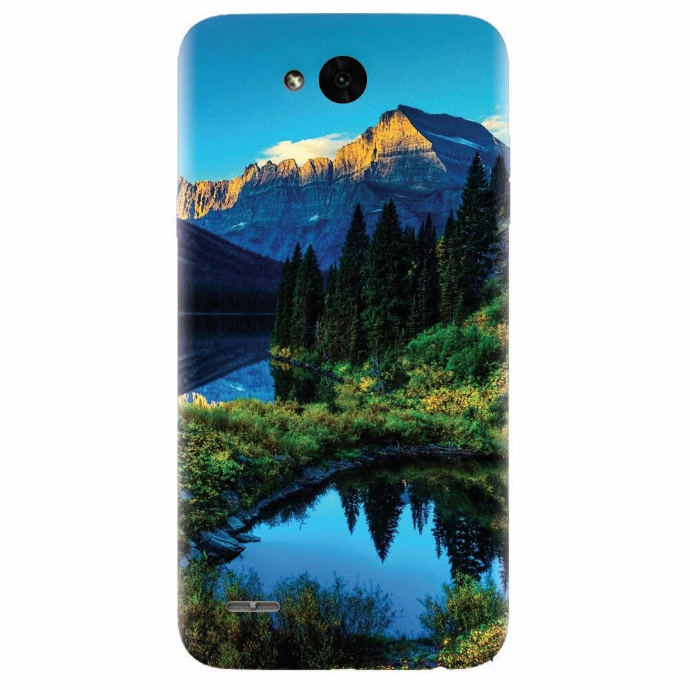Husa silicon pentru Lg X Power 2, HDR Mountains Lake