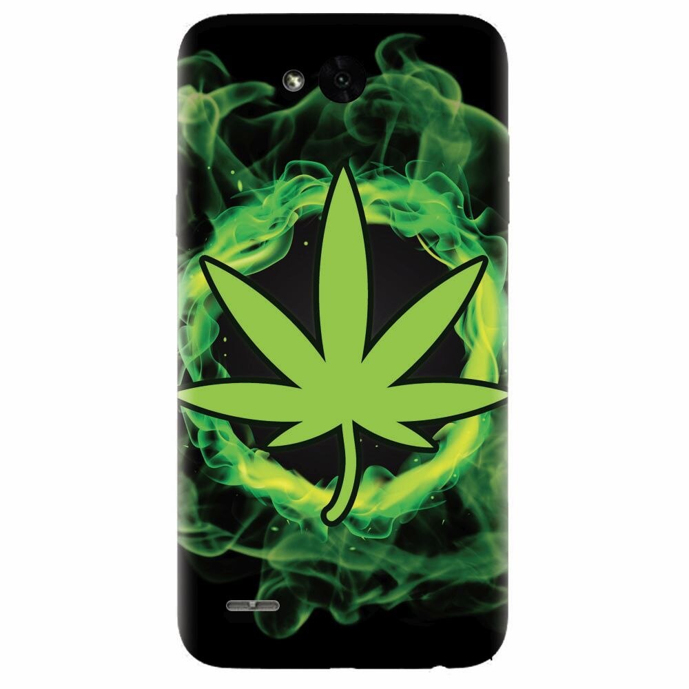 Husa silicon pentru Lg X Power 2, GreenFlames