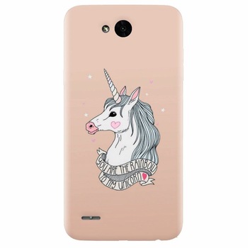 Husa silicon pentru Lg X Power 2, Cute Rose Gold Husa silicon pentru Lg X Power 2, Cute Rose Gold