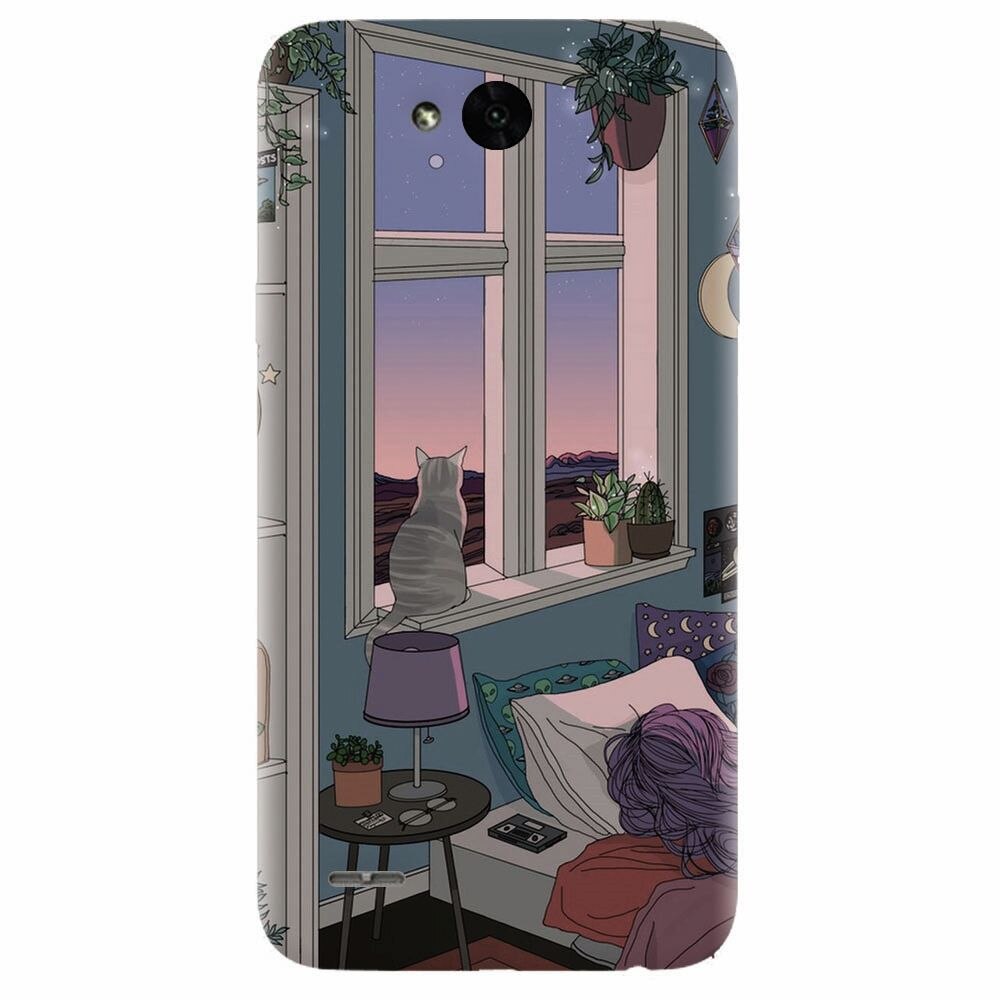 Husa silicon pentru Lg X Power 2, Girl Room