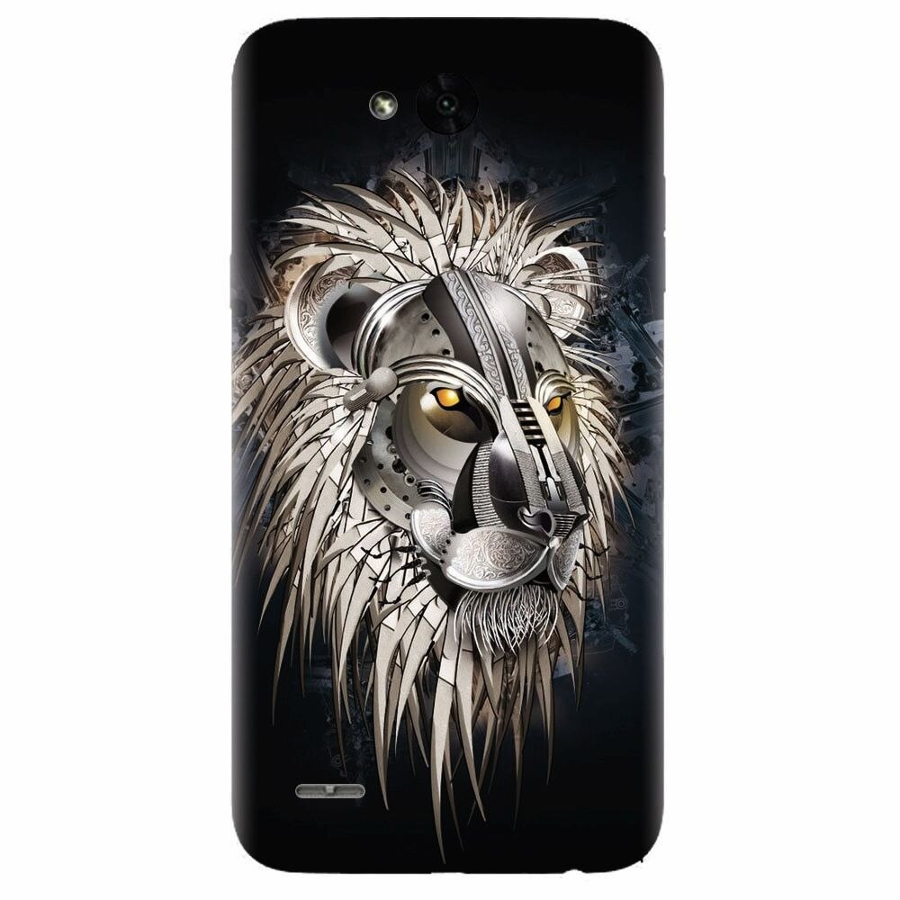 Husa silicon pentru Lg X Power 2, Abstract Lion 001