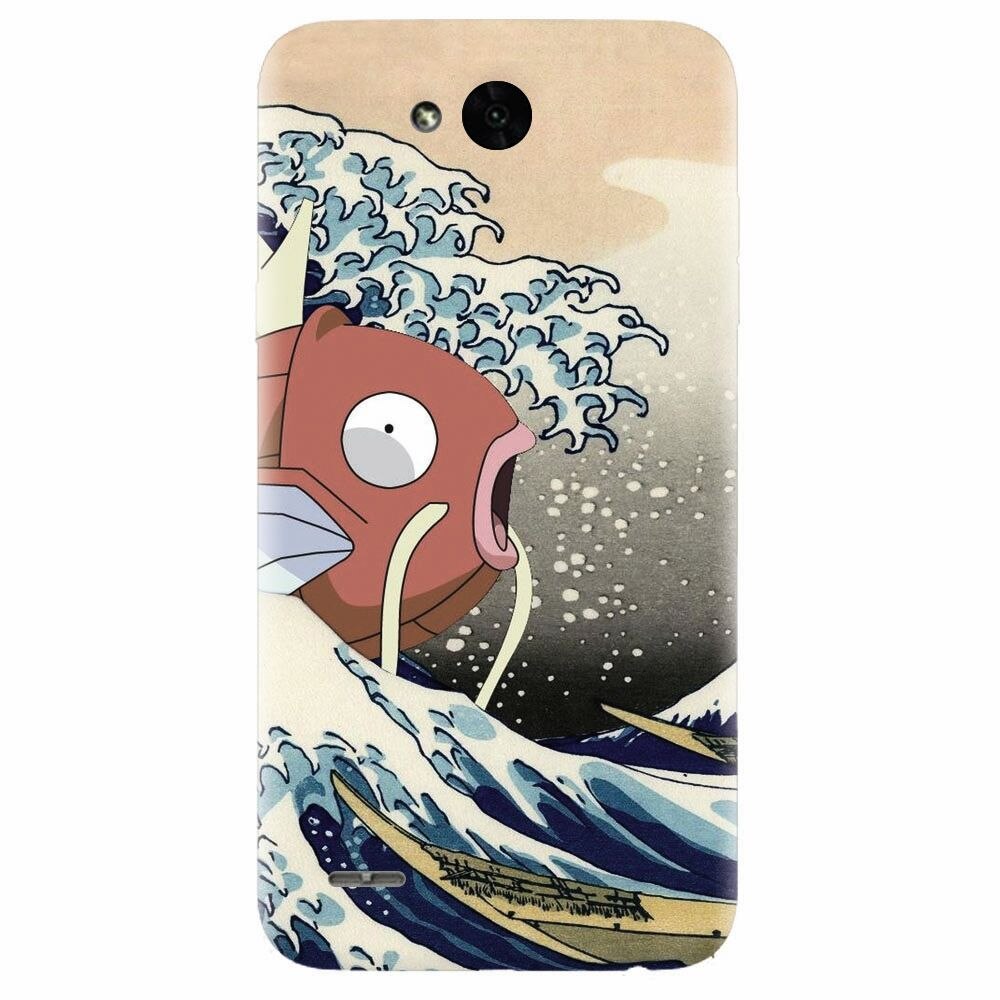 Husa silicon pentru Lg X Power 2, Great Wave Fish