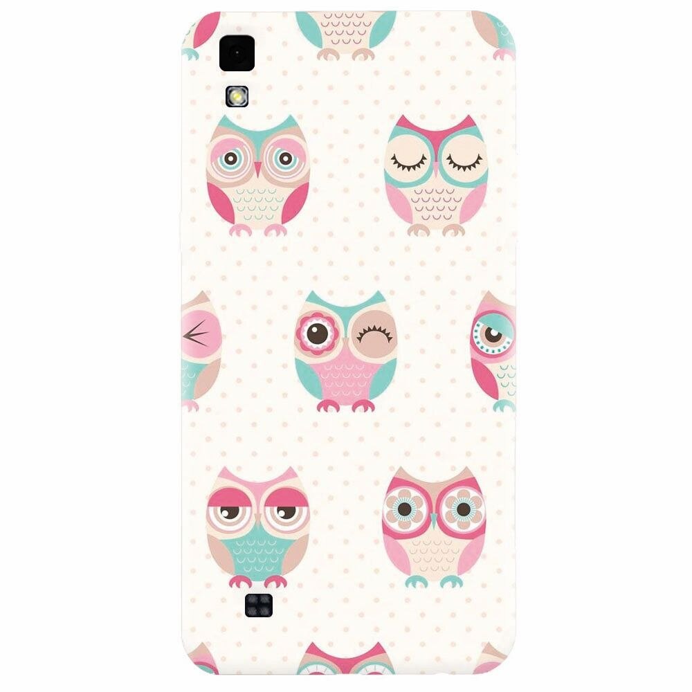 Husa silicon pentru Lg X Power, Owl Pattern