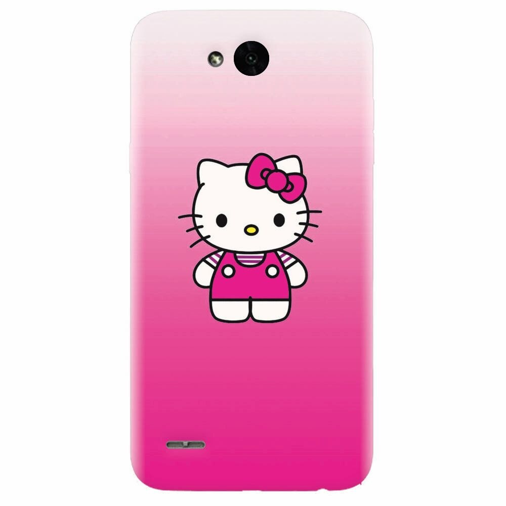Husa silicon pentru Lg X Power 2, Cute Pink Catty