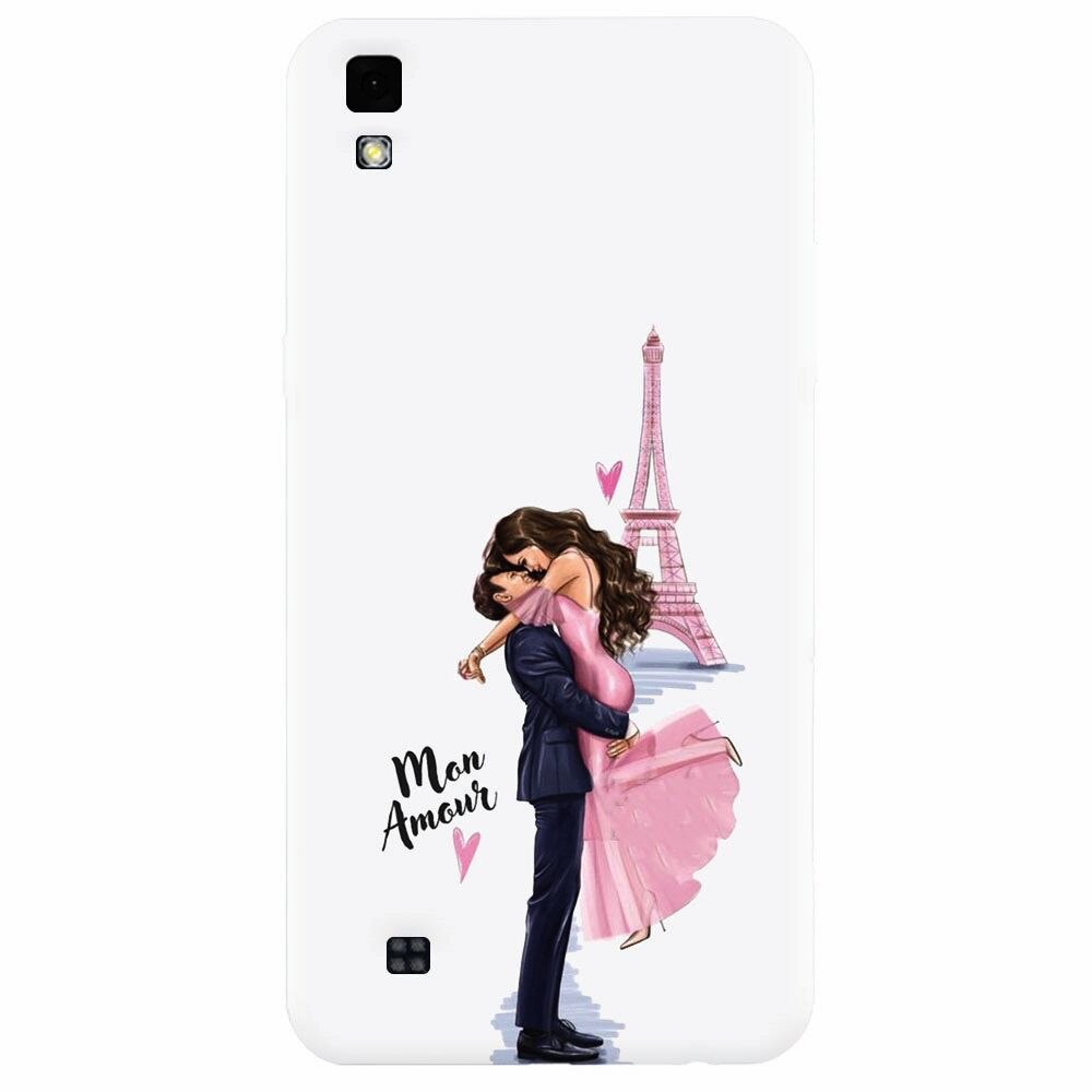 Husa silicon pentru Lg X Power, Paris Love Mon Amour