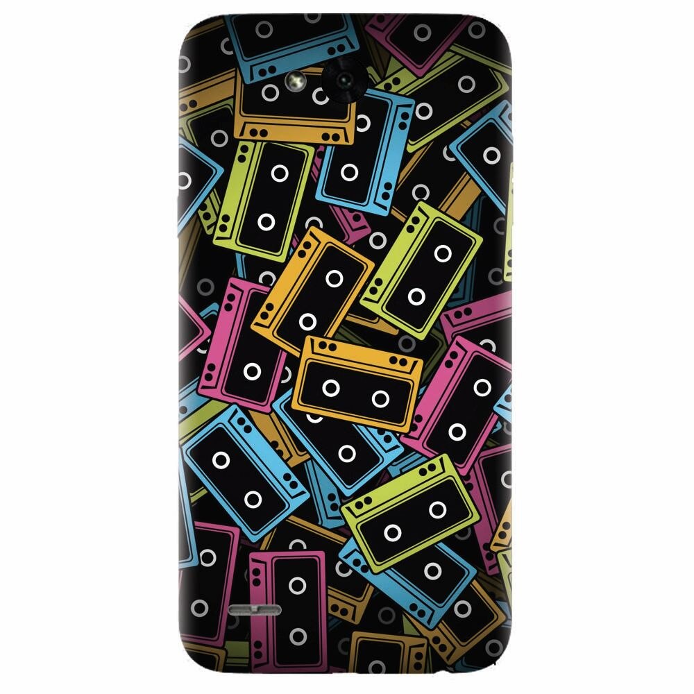 Husa silicon pentru Lg X Power 2, Audio Cassette Color Vector