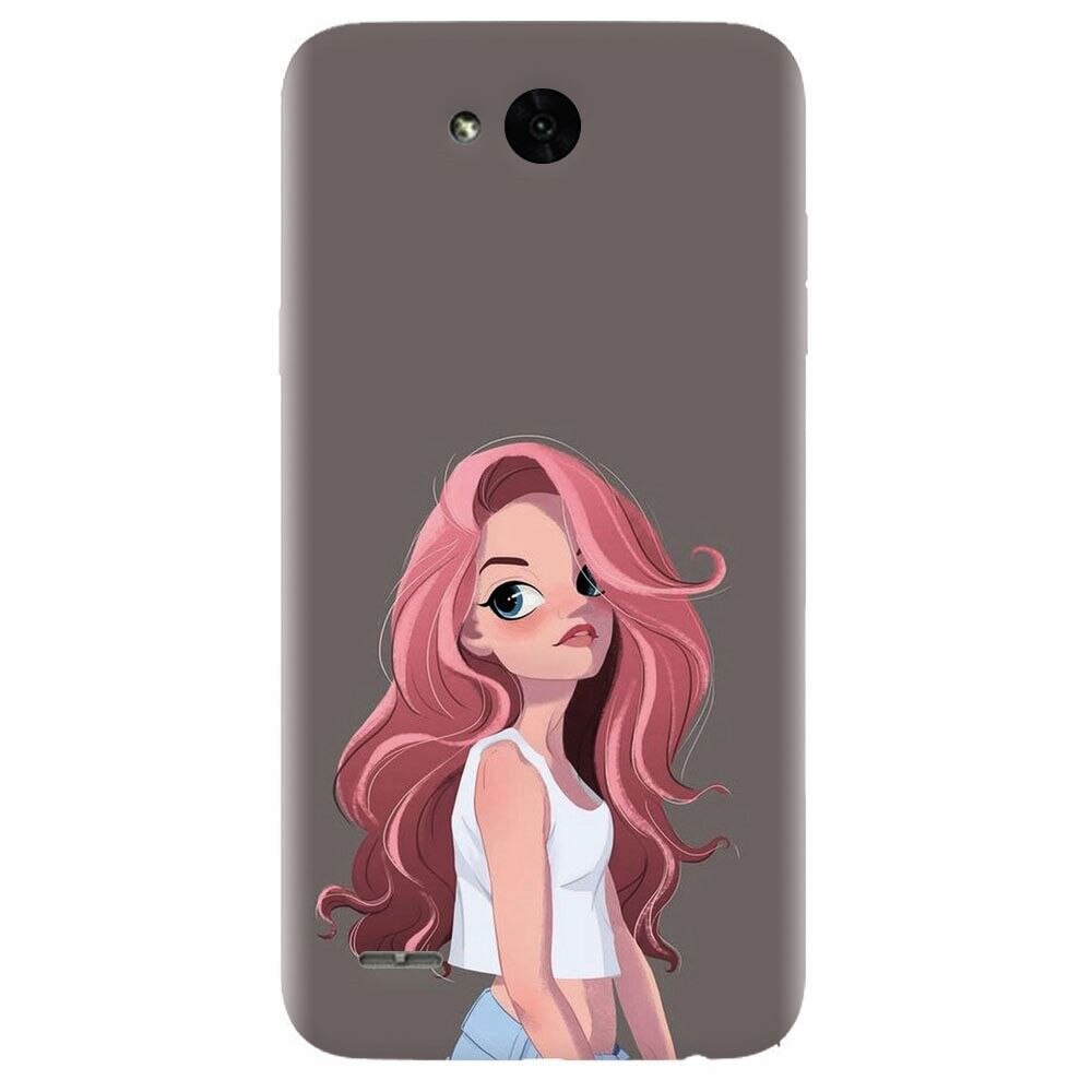 Husa silicon pentru Lg X Power 2, Cute Girl