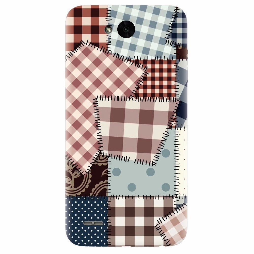 Husa silicon pentru Lg X Power 2, Patchwork Vector