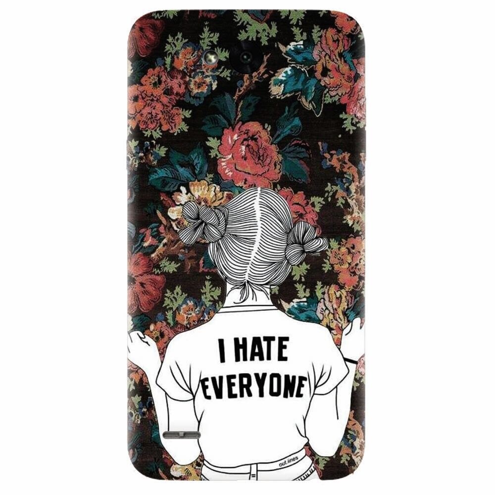 Husa silicon pentru Lg X Power 2, I Hate Everyone