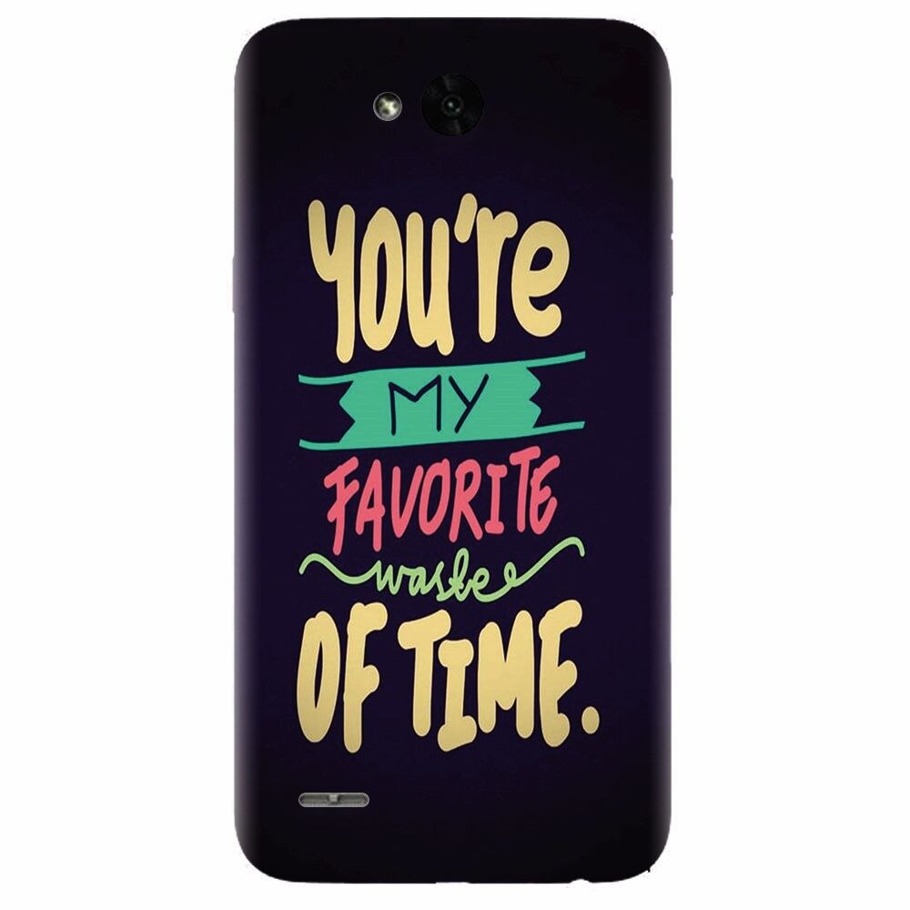 Husa silicon pentru Lg X Power 2, My Favorite Waste Of Time