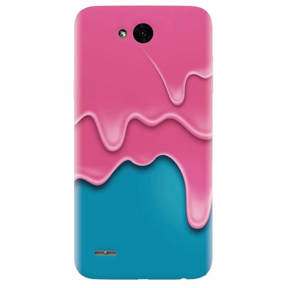 Husa silicon pentru Lg X Power 2, Pink Liquid Dripping
