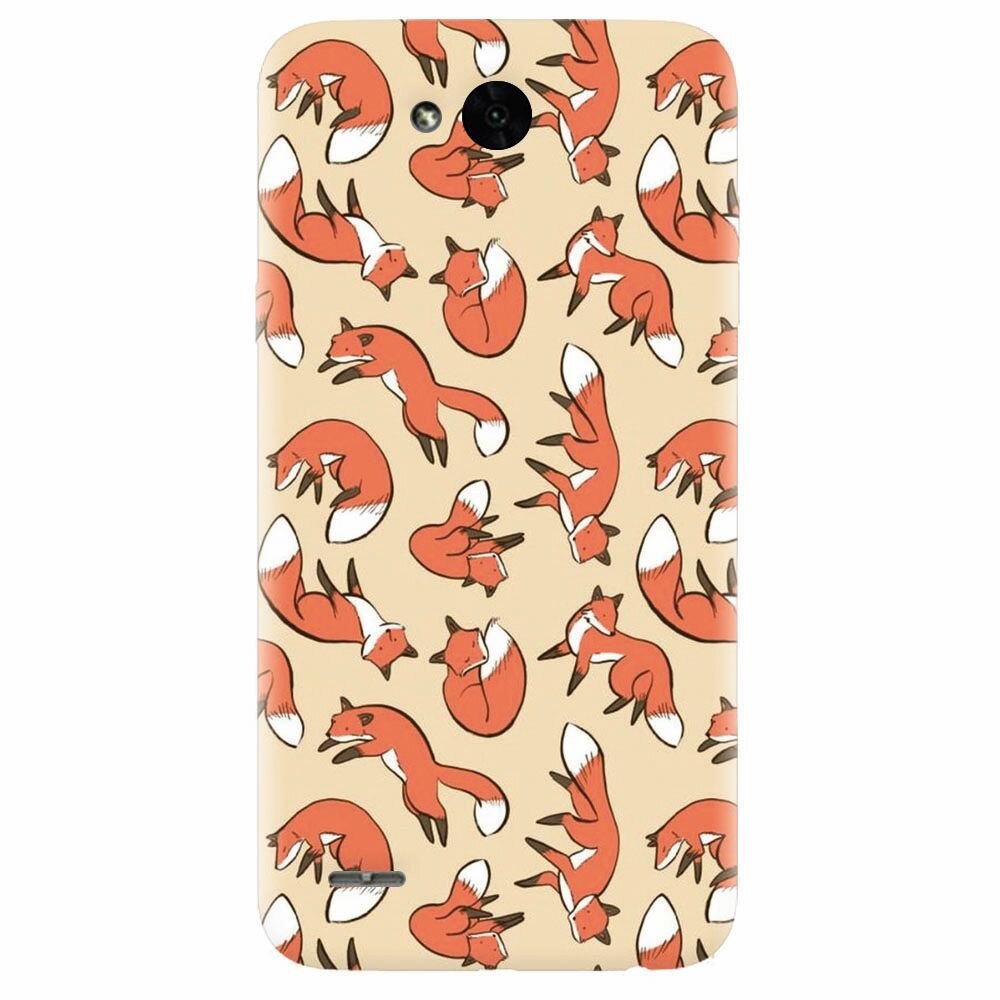 Husa silicon pentru Lg X Power 2, Red Foxes