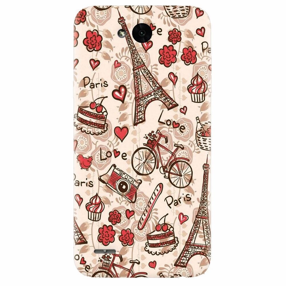 Husa silicon pentru Lg X Power 2, Paris Love