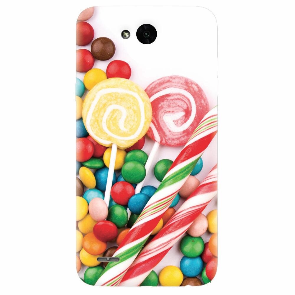 Husa silicon pentru Lg X Power 2, Sweet Colorful Candy