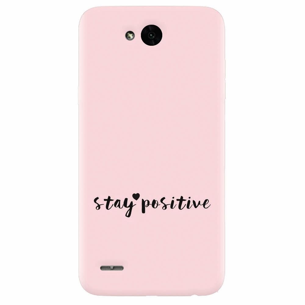 Husa silicon pentru Lg X Power 2, Stay Positive