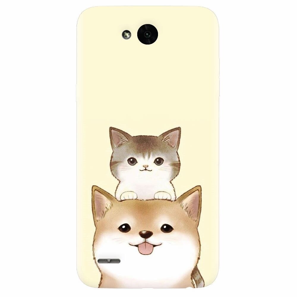 Husa silicon pentru Lg X Power 2, Two Cat