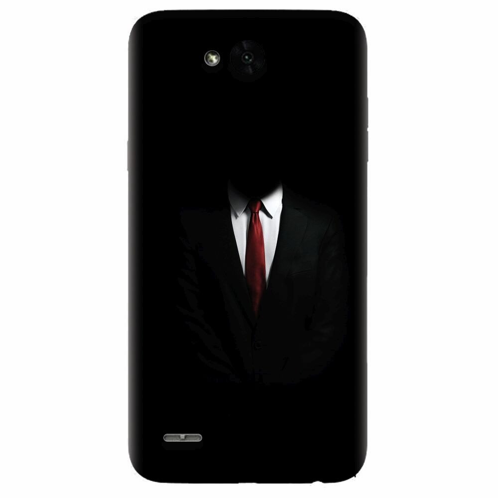 Husa silicon pentru Lg X Power 2, Mystery Man In Suit