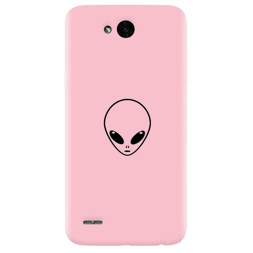 Husa silicon pentru Lg X Power 2, Pink Alien