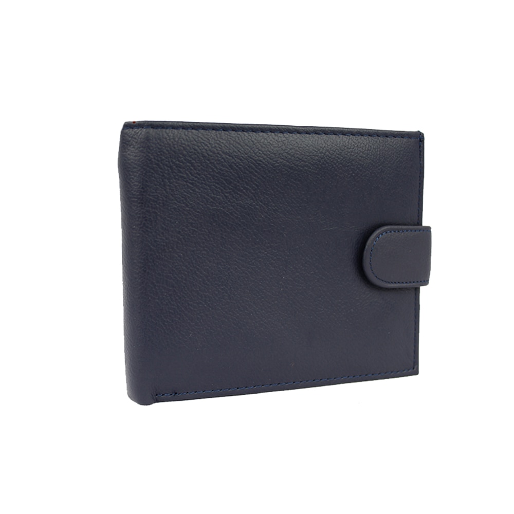 Portofel barbatesc din piele naturala 7137 Blue