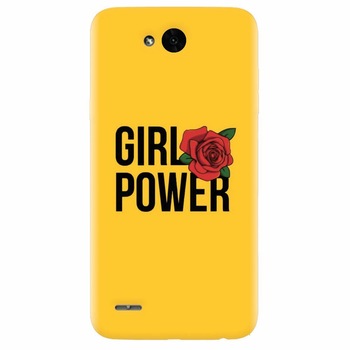 Husa silicon pentru Lg X Power 2, Girl Power Husa silicon pentru Lg X Power 2, Girl Power