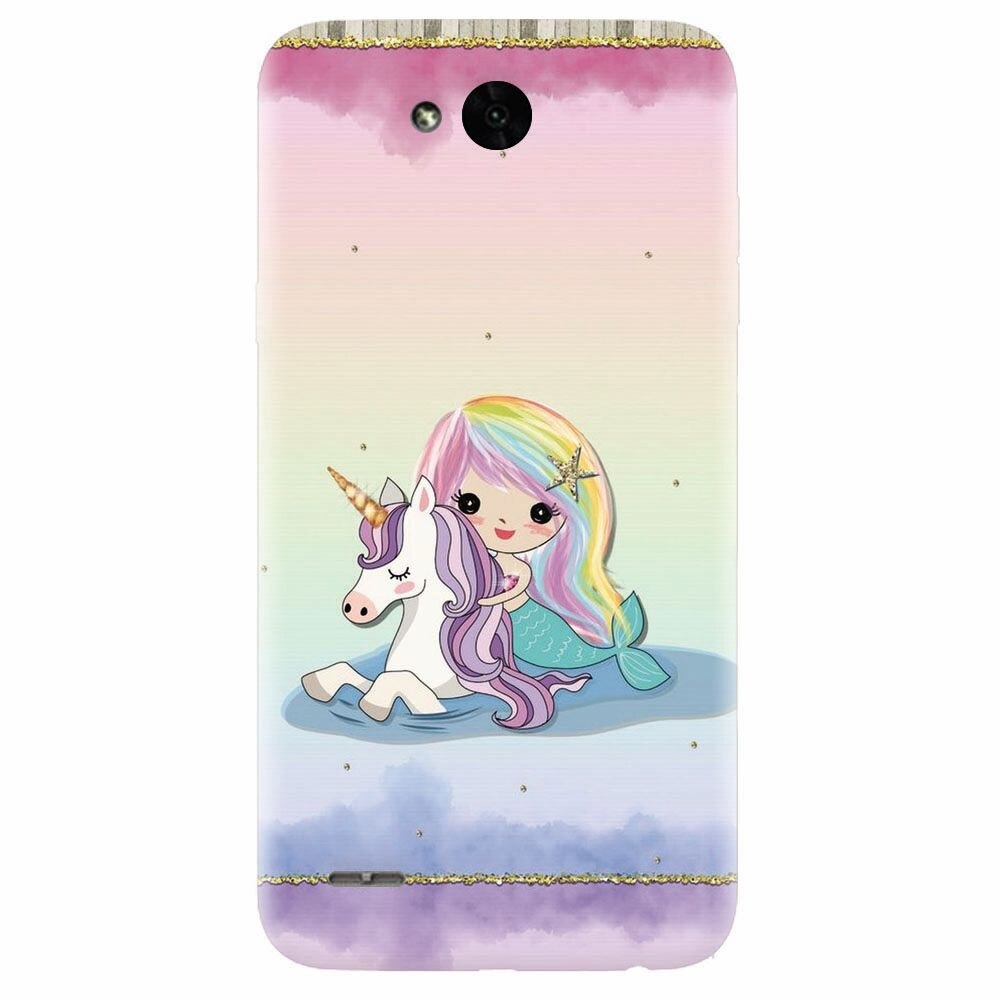 Husa silicon pentru Lg X Power 2, Mermaid Unicorn Play