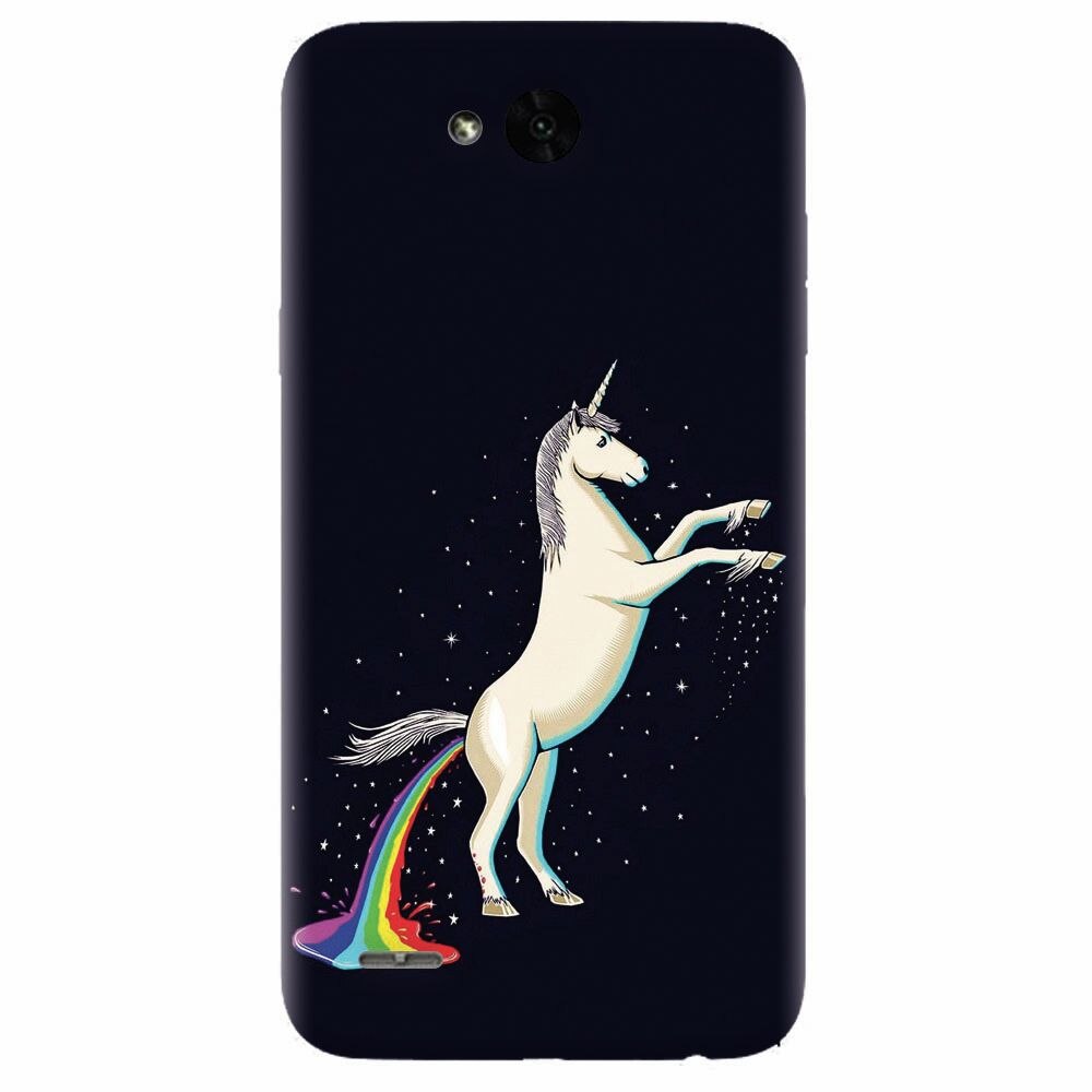 Husa silicon pentru Lg X Power 2, Unicorn Shitting Rainbows