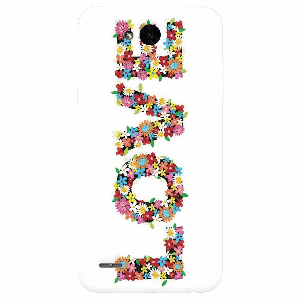 Husa silicon pentru Lg X Power 2, Love Made By Flowers
