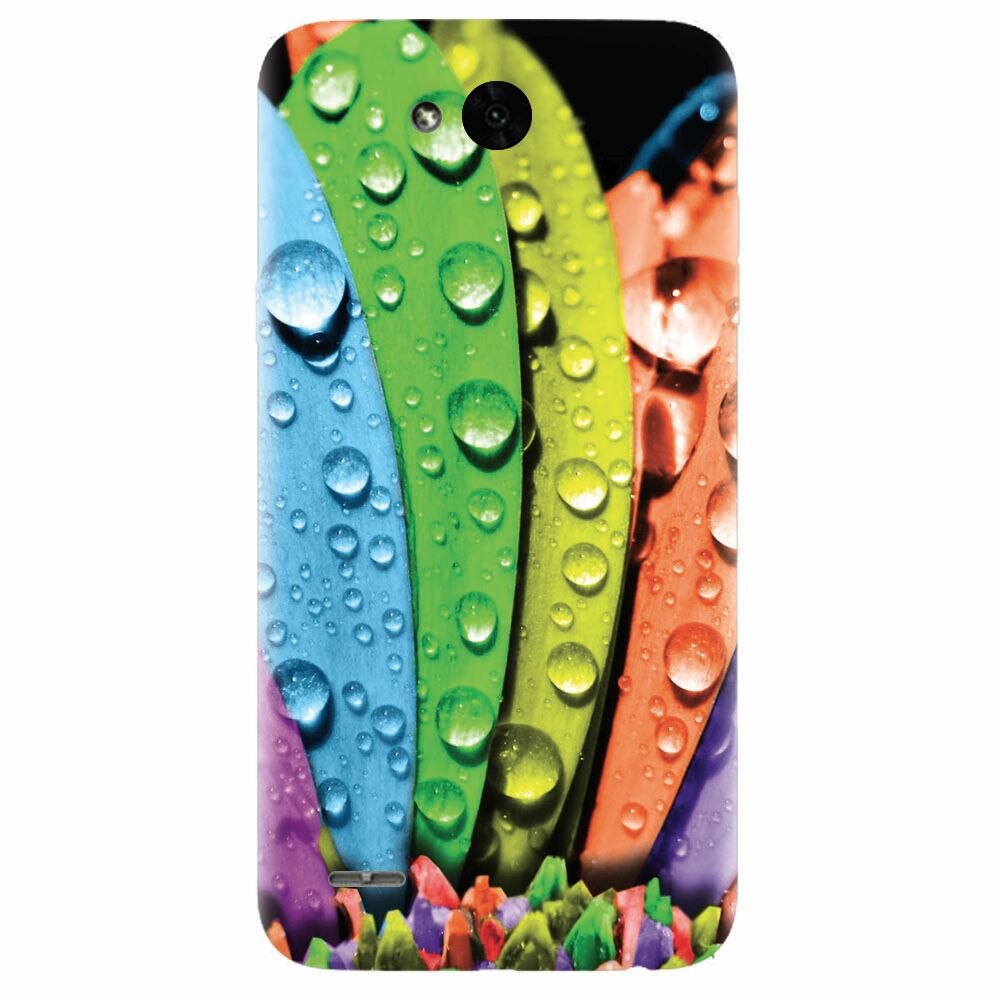 Husa silicon pentru Lg X Power 2, Colorful Daisy Petals